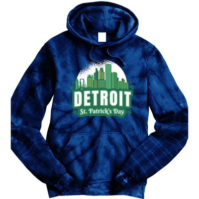 Detroit St Patricks Day Tie Dye Hoodie