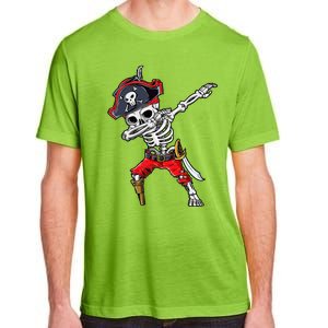 Dabbing Skeleton Pirate Halloween Adult ChromaSoft Performance T-Shirt