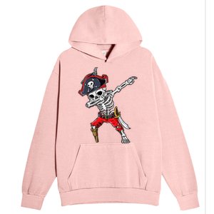 Dabbing Skeleton Pirate Halloween Urban Pullover Hoodie