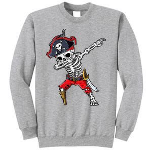 Dabbing Skeleton Pirate Halloween Sweatshirt