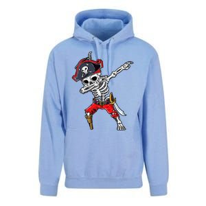 Dabbing Skeleton Pirate Halloween Unisex Surf Hoodie