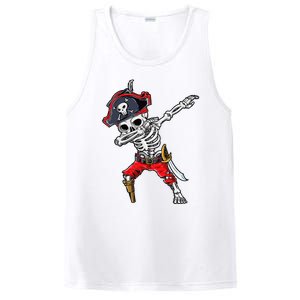 Dabbing Skeleton Pirate Halloween PosiCharge Competitor Tank