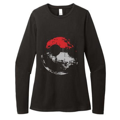 Death Star Pokeball Womens CVC Long Sleeve Shirt