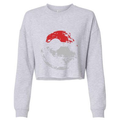 Death Star Pokeball Cropped Pullover Crew