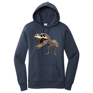 Dinosaur Skeleton Prehistoric Scary T Rex Dino Funny Gift Women's Pullover Hoodie