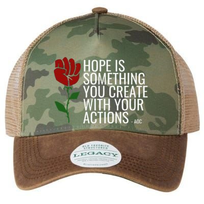 Democratic Socialist Political Change Legacy Tie Dye Trucker Hat