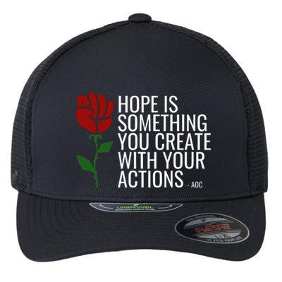 Democratic Socialist Political Change Flexfit Unipanel Trucker Cap