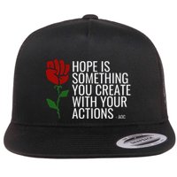 Democratic Socialist Political Change Flat Bill Trucker Hat