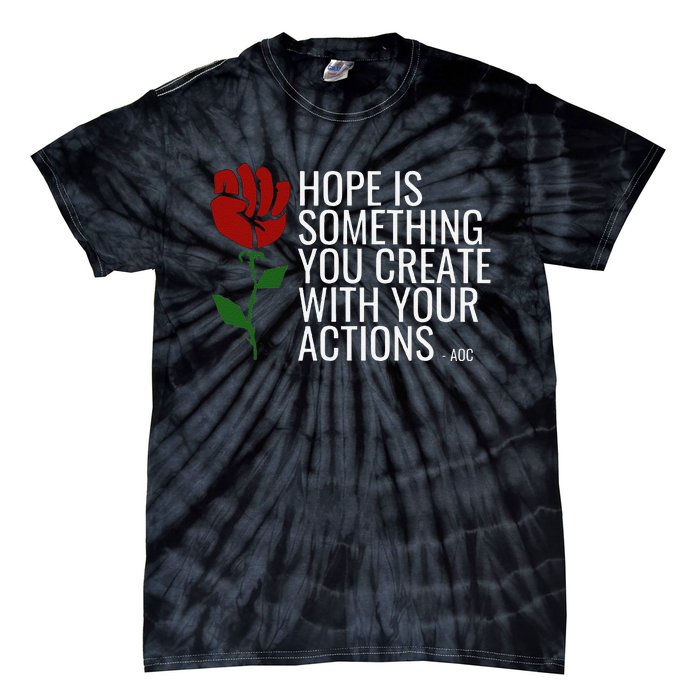 Democratic Socialist Political Change Tie-Dye T-Shirt