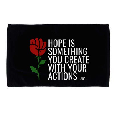 Democratic Socialist Political Change Microfiber Hand Towel