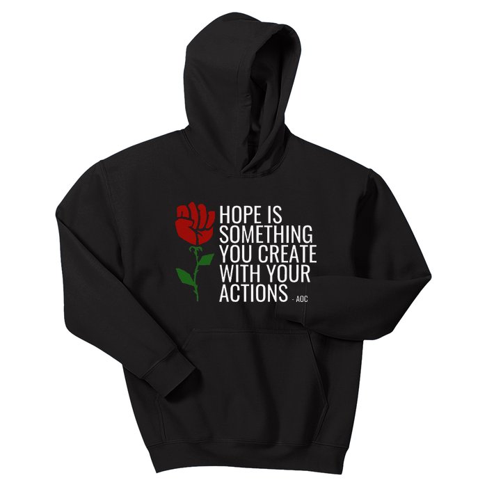 Democratic Socialist Political Change Kids Hoodie