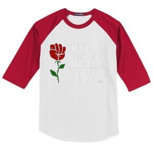 Democratic Socialist Political Change Kids Colorblock Raglan Jersey