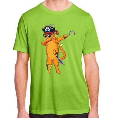 Dabbing Spooky Pirate Cat Halloween Costume Great Gift Adult ChromaSoft Performance T-Shirt