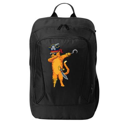 Dabbing Spooky Pirate Cat Halloween Costume Great Gift City Backpack