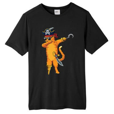 Dabbing Spooky Pirate Cat Halloween Costume Great Gift Tall Fusion ChromaSoft Performance T-Shirt