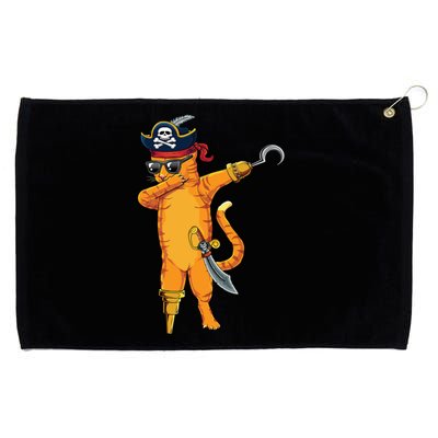 Dabbing Spooky Pirate Cat Halloween Costume Great Gift Grommeted Golf Towel