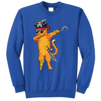 Dabbing Spooky Pirate Cat Halloween Costume Great Gift Sweatshirt