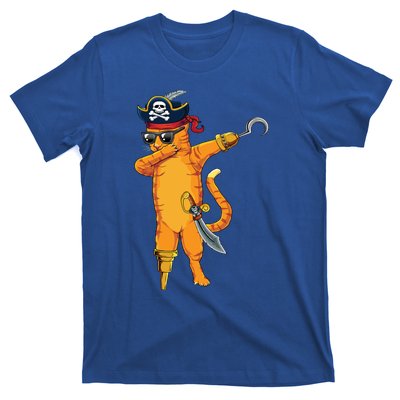 Dabbing Spooky Pirate Cat Halloween Costume Great Gift T-Shirt