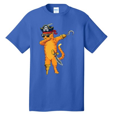 Dabbing Spooky Pirate Cat Halloween Costume Great Gift Tall T-Shirt