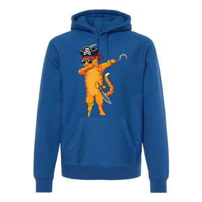 Dabbing Spooky Pirate Cat Halloween Costume Great Gift Premium Hoodie