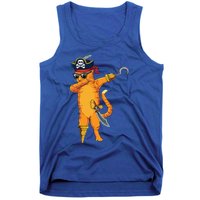 Dabbing Spooky Pirate Cat Halloween Costume Great Gift Tank Top