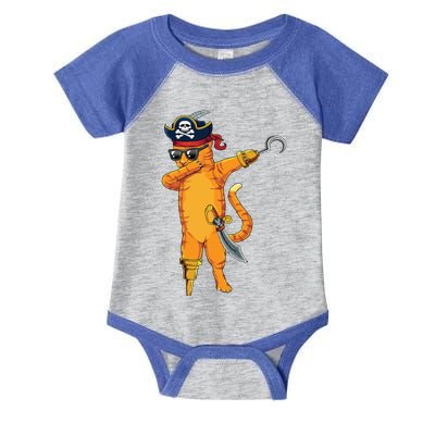 Dabbing Spooky Pirate Cat Halloween Costume Great Gift Infant Baby Jersey Bodysuit