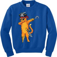 Dabbing Spooky Pirate Cat Halloween Costume Great Gift Kids Sweatshirt