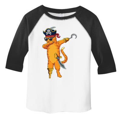 Dabbing Spooky Pirate Cat Halloween Costume Great Gift Toddler Fine Jersey T-Shirt