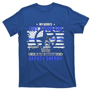 Deputy Sheriff Proud Wife Graphic Gift T-Shirt