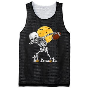 Dabbing Skeleton Playing Football Halloween Player Coach Mesh Reversible Basketball Jersey Tank