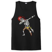 Dabbing Skeleton Pirate Halloween Kids Jolly Roger Pirate PosiCharge Competitor Tank