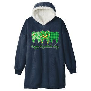 Dental St PatrickS Day Dentist Great Gift Hooded Wearable Blanket