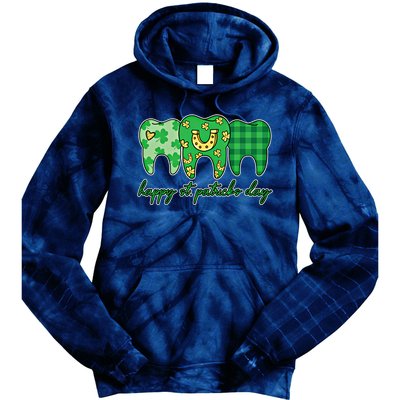 Dental St PatrickS Day Dentist Great Gift Tie Dye Hoodie