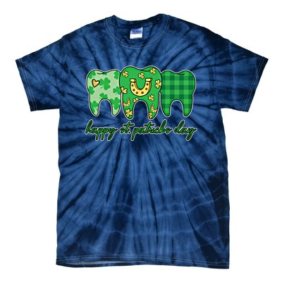 Dental St PatrickS Day Dentist Great Gift Tie-Dye T-Shirt