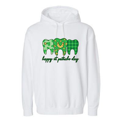 Dental St PatrickS Day Dentist Great Gift Garment-Dyed Fleece Hoodie