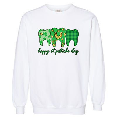 Dental St PatrickS Day Dentist Great Gift Garment-Dyed Sweatshirt