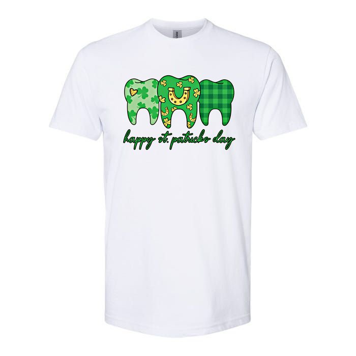 Dental St PatrickS Day Dentist Great Gift Softstyle CVC T-Shirt