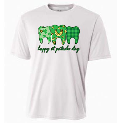 Dental St PatrickS Day Dentist Great Gift Cooling Performance Crew T-Shirt