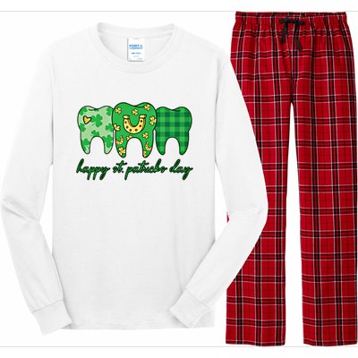 Dental St PatrickS Day Dentist Great Gift Long Sleeve Pajama Set