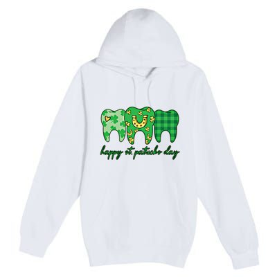 Dental St PatrickS Day Dentist Great Gift Premium Pullover Hoodie