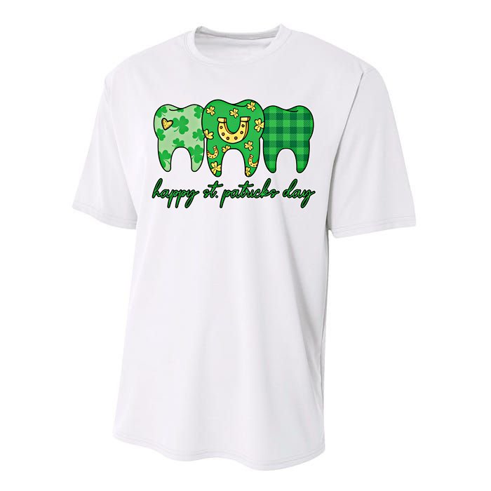 Dental St PatrickS Day Dentist Great Gift Performance Sprint T-Shirt