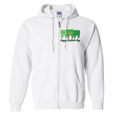 Dental St PatrickS Day Dentist Great Gift Full Zip Hoodie