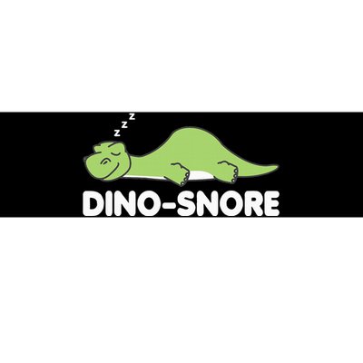 Dino Snore Pajamas Dinosaur Bumper Sticker