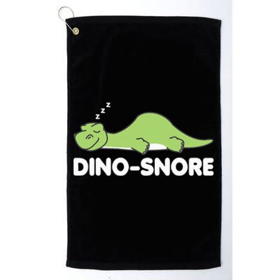 Dino Snore Pajamas Dinosaur Platinum Collection Golf Towel