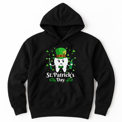 Dentist St PatrickS Day Funny Leprechaun Tooth Dental Gift Hoodie