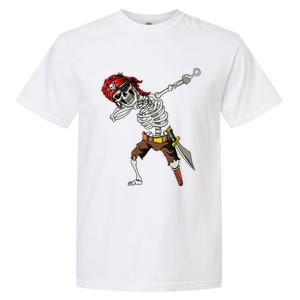 Dabbing Skeleton Pirate Halloween Jolly Roger Pirate Garment-Dyed Heavyweight T-Shirt