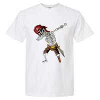 Dabbing Skeleton Pirate Halloween Jolly Roger Pirate Garment-Dyed Heavyweight T-Shirt