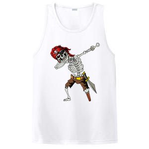 Dabbing Skeleton Pirate Halloween Jolly Roger Pirate PosiCharge Competitor Tank