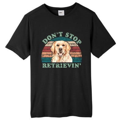 Dont Stop Retrievinggolden Retriever Vintage Cute Gift Tall Fusion ChromaSoft Performance T-Shirt