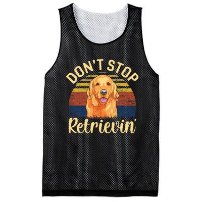 DonT Stop Retrieving Cute Golden Dog Owner. Mesh Reversible Basketball Jersey Tank